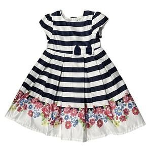 Little Me Satin Dress Sz. 4